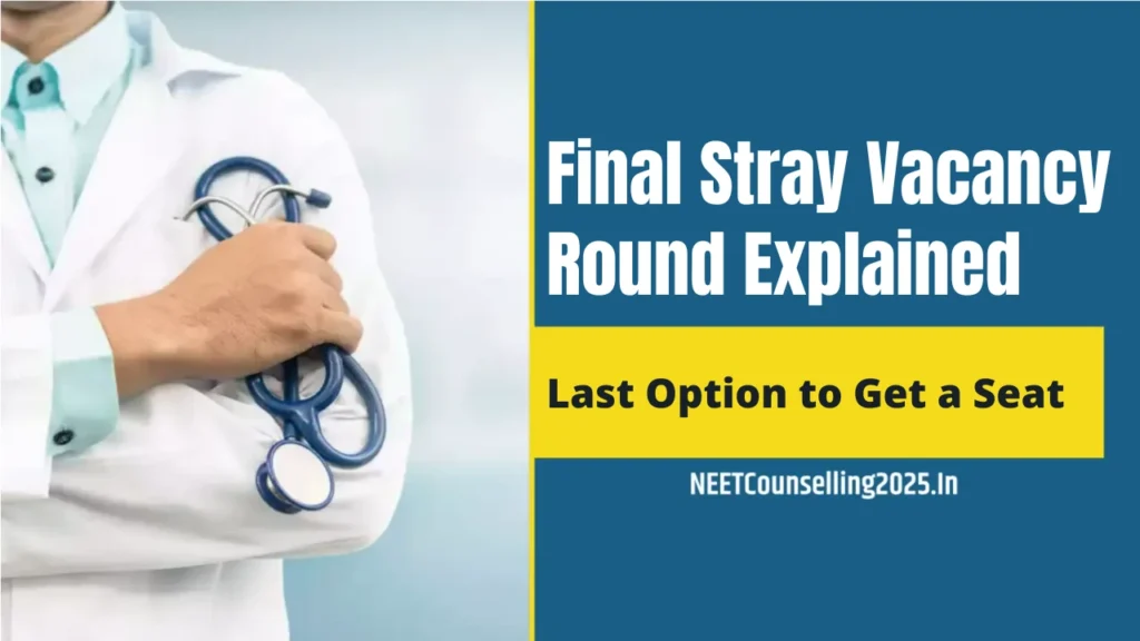 Final Stray Vacancy Round Explained