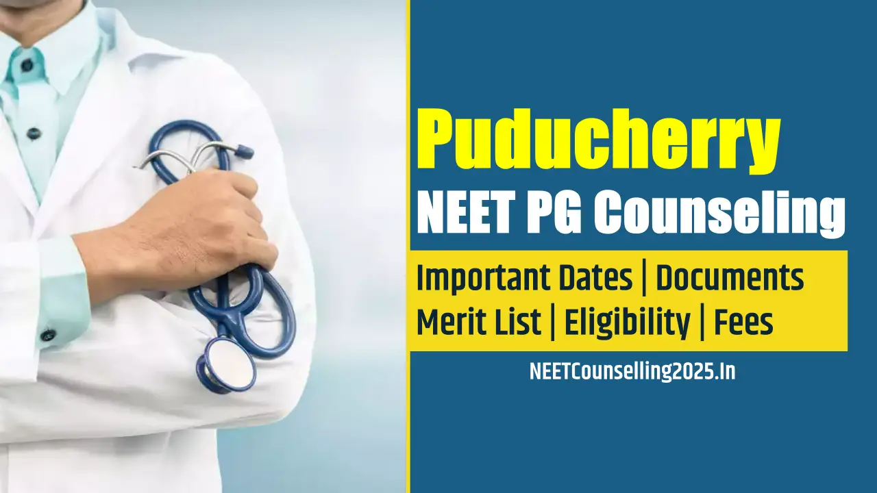 Puducherry NEET PG Counselling 2026
