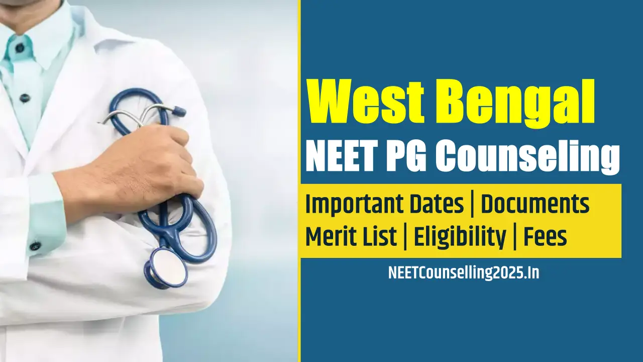 West Bengal NEET PG Counselling