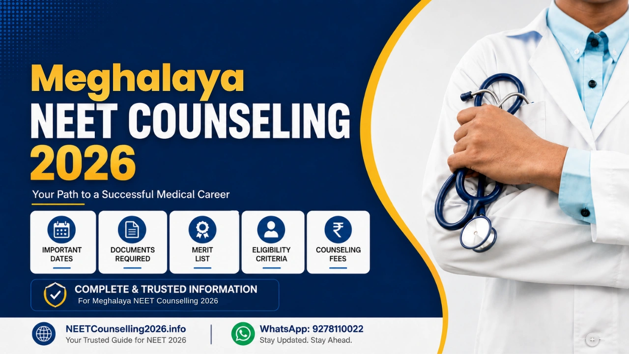 Meghalaya NEET Counselling 2026