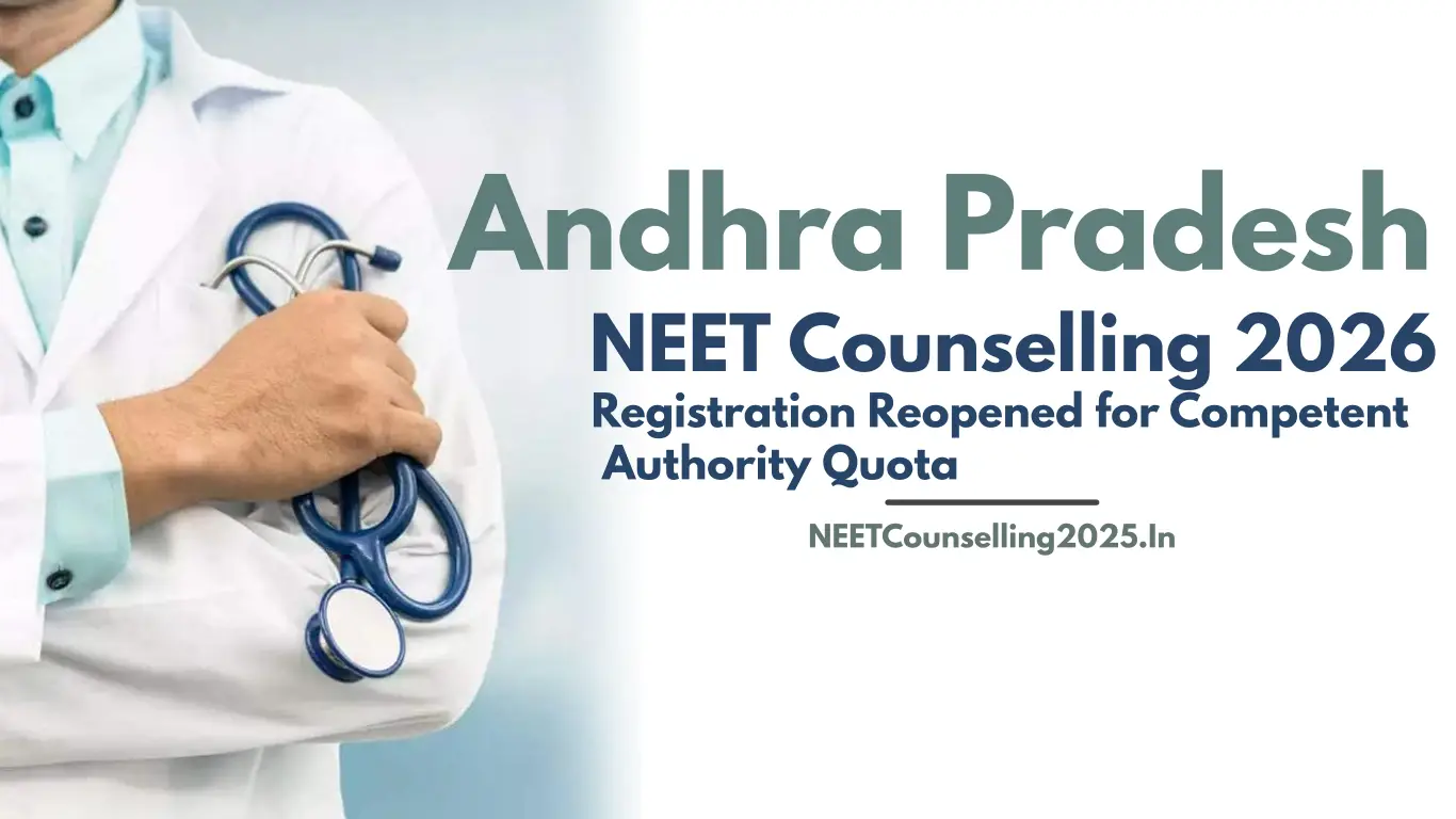 AP NEET Counselling Registration Reopened