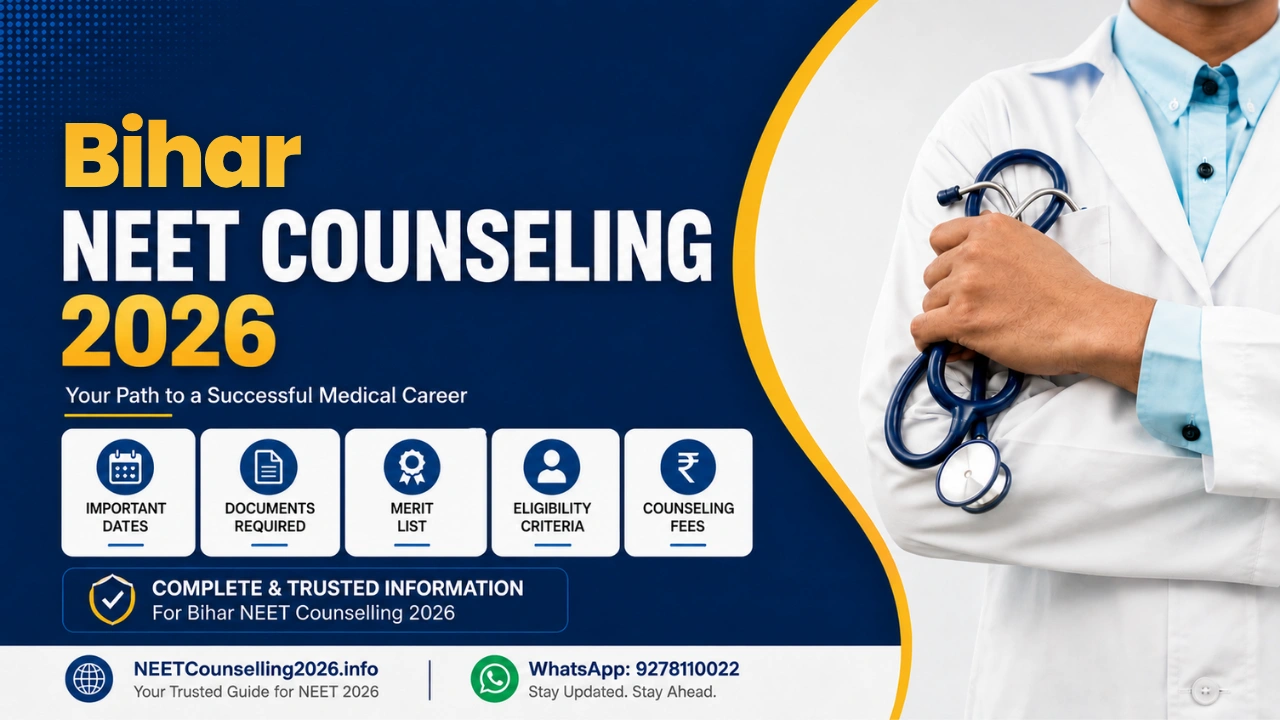 Bihar NEET Counselling 2026