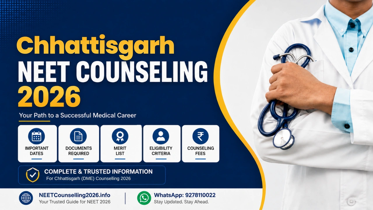 Chhattisgarh Counselling 2026