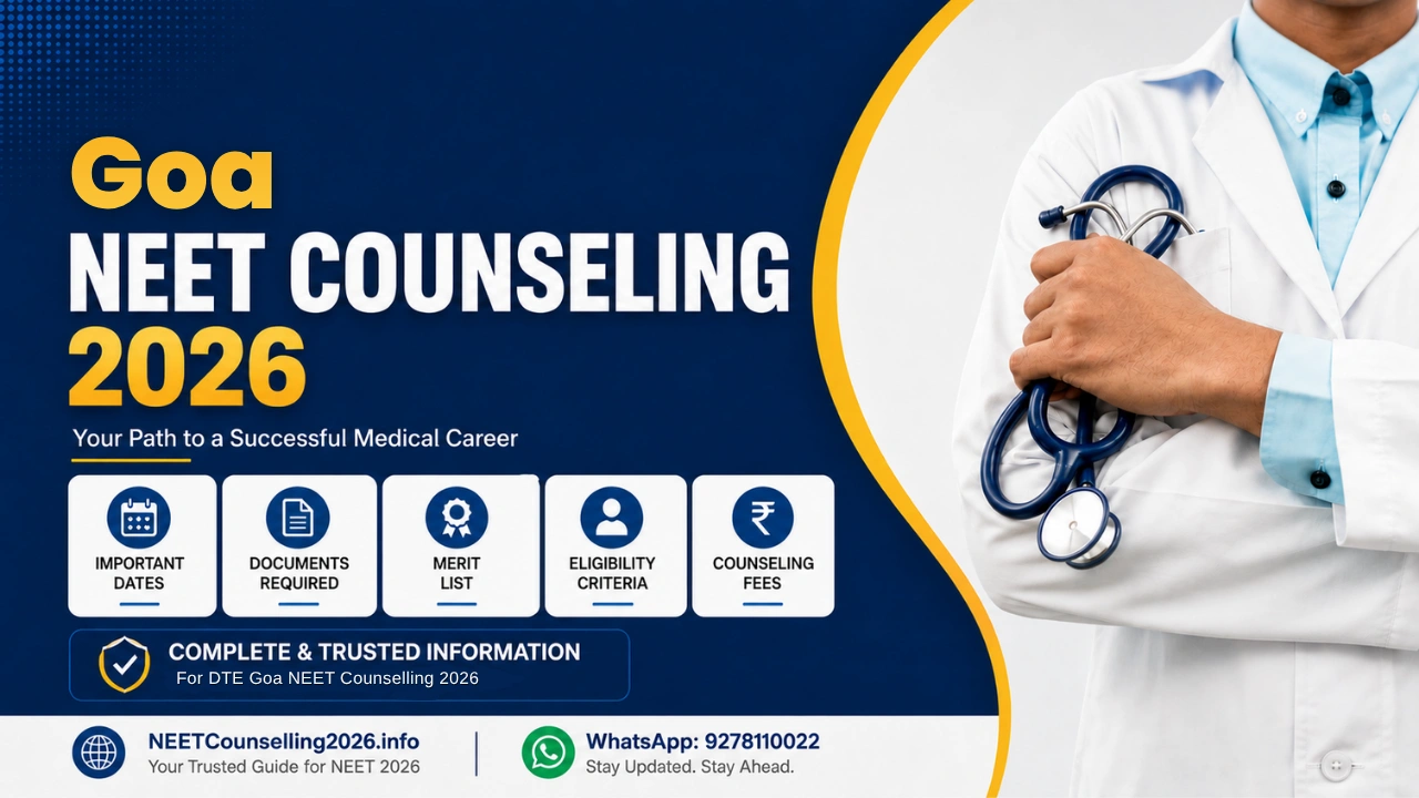 Goa NEET Counselling 2026