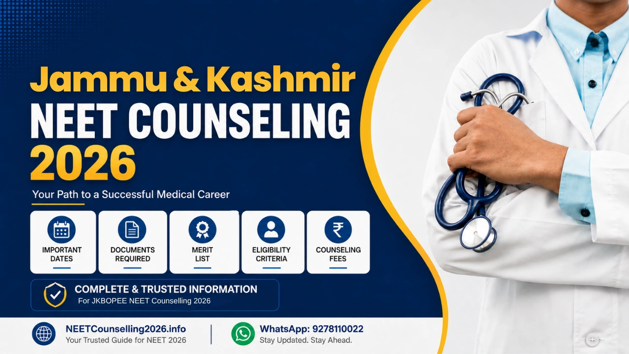 Jammu And Kashmir NEET Counselling 2026