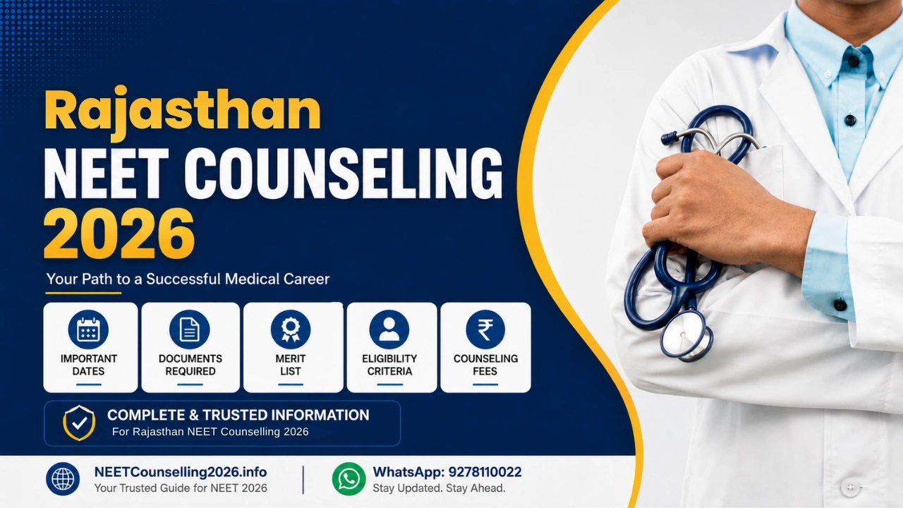 Rajasthan NEET Counselling 2026
