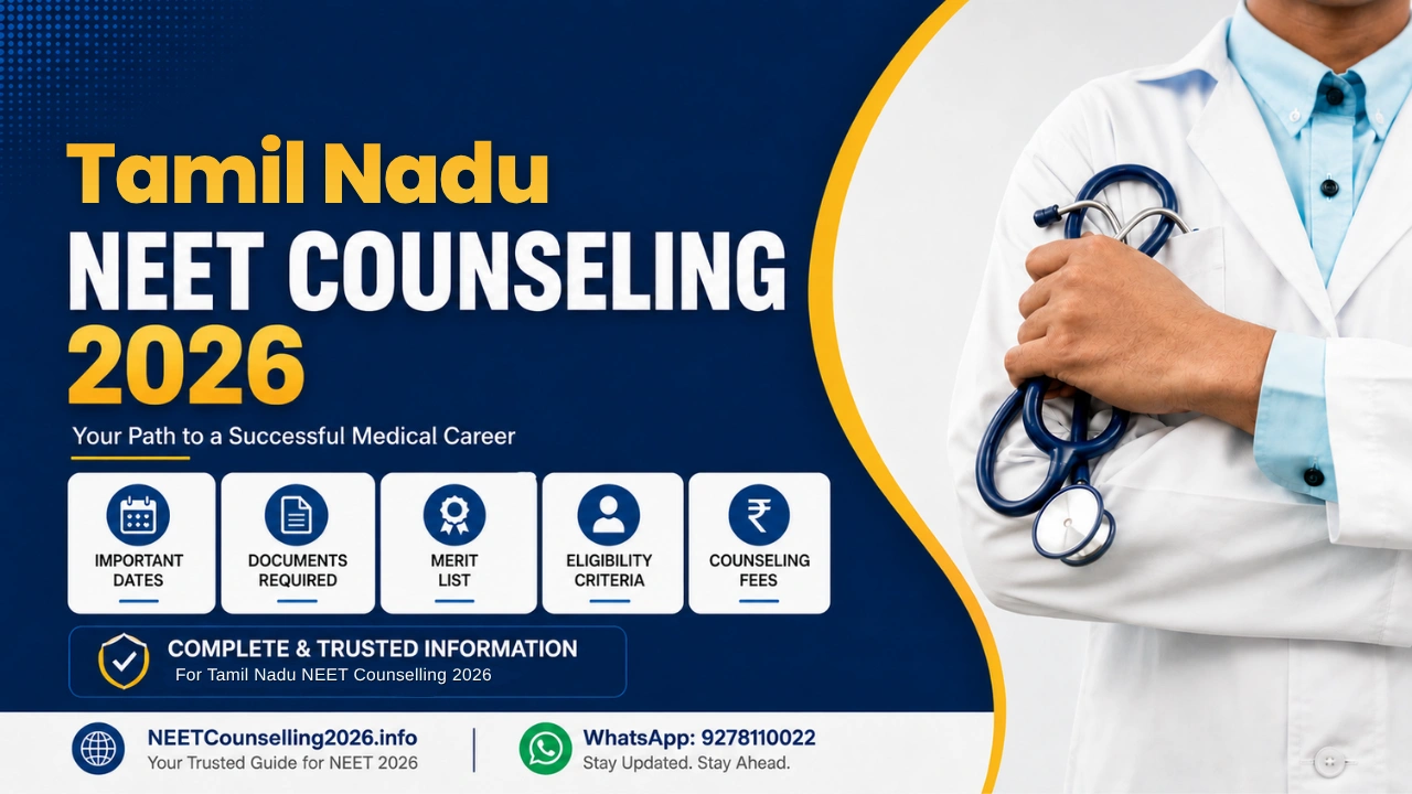 Tamil Nadu NEET Counselling 2026