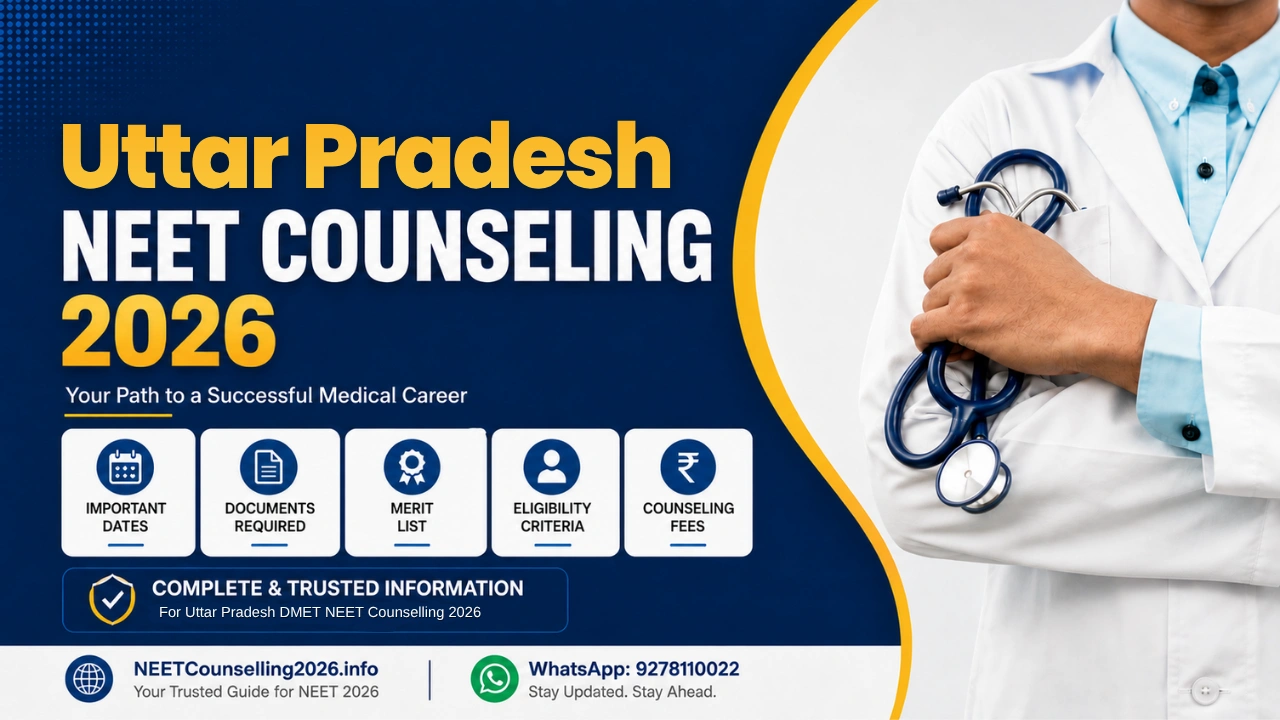 Uttar Pradesh Counselling 2026